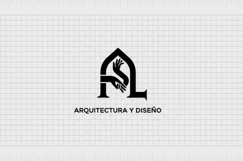 AI Design for I NEED A LOGO FOR MY ARCHITECTURE STUDIO THAT HAS ASL LETTERS SOMETHING LIKE YVES SAINT LAURENT, IT HAS TO SAY IN SMALL BELOW THOSE LETTERS ARQUITECTURA Y DISEÑO IN SMALL BELOW