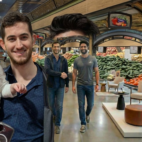 AI Design for can u make their face real like this picture