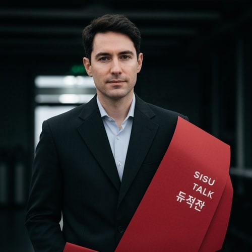 AI Design for یک لوگو به اسم sisu talk