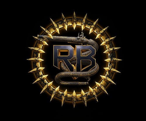 AI Design for make the snake looking musket smaller and fit it perfectly trough the letters