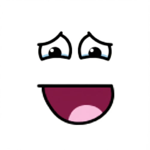 AI Design for make this face look slightly sad and change absolutely nothing else do not ALTER THE MOUTH SHAPE
