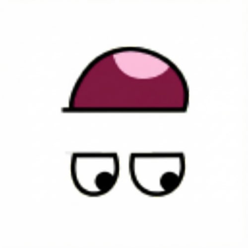 AI Design for invert this face do not change anything else