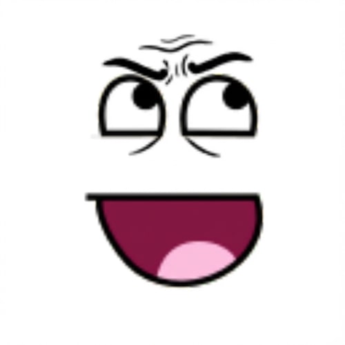 AI Design for make this face look confused DO NOT ALTER THE MOUTHS PROPORTION DO NOT ALTER THE EYES APPEARANCE