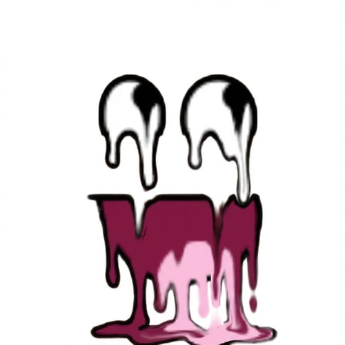 AI Design for make this face look like its melting