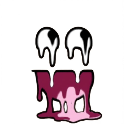 AI Design for make this face look like its melting