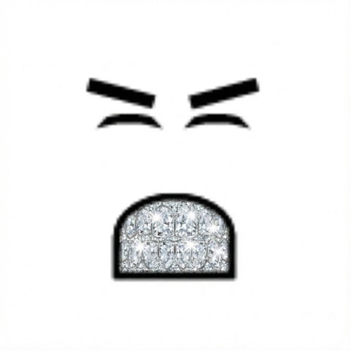 AI Design for see how the mouth, the grills theres still some space in the mouth? can you make the grills take up 100% of the mouths internal volume? DO NOT CHANGE THE SIZE OF THE MOUTH OR SHAPES OF ANYTHING ELSE DO NOT MAKE IT LOOK SCUFFED