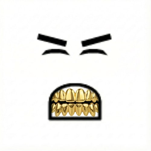 AI Design for make the grills gold DO NOT CHANGE ANYTHING ELSE