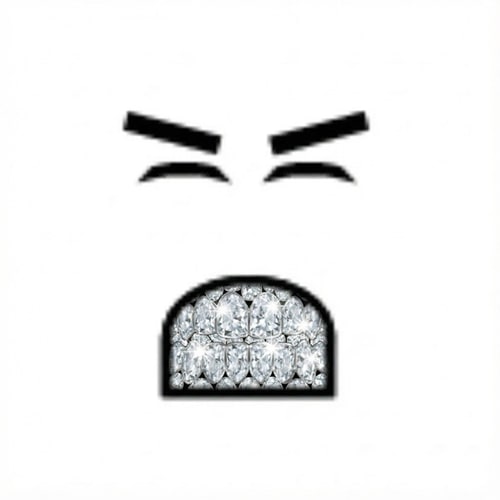 AI Design for see how the mouth, the grills theres still some space in the mouth? can you make the grills take up 100% of the mouths internal volume? DO NOT CHANGE THE SIZE OF THE MOUTH OR SHAPES OF ANYTHING ELSE