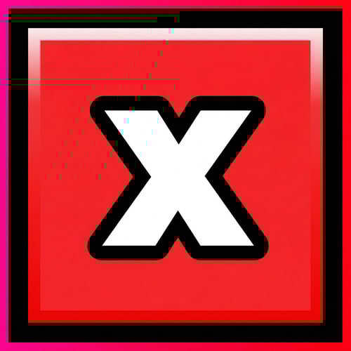 AI Design for remove the stud bg for the X button and do not change anything else