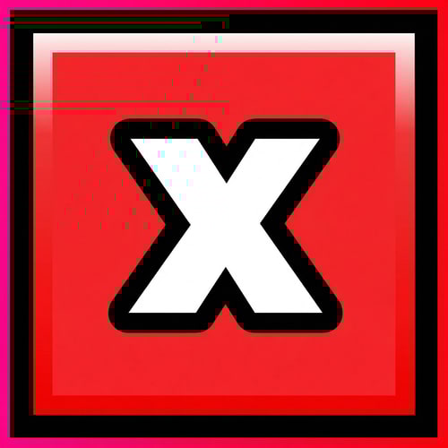 AI Design for remove the stud bg for the X button and do not change anything else