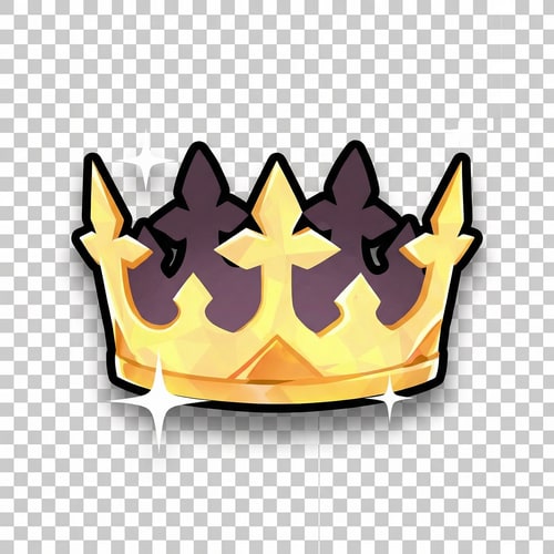 AI Design for vectorize this crown and make it straight not tilted