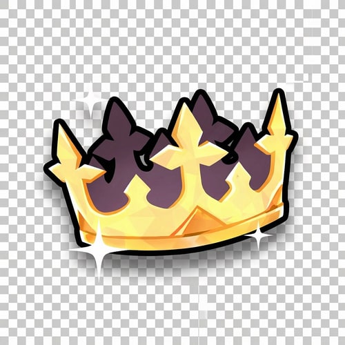 AI Design for vectorize this crown and make it straight not tilted