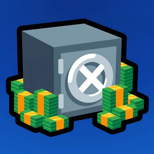 AI Design for remove the cash on the top of the safe, do not change anything else