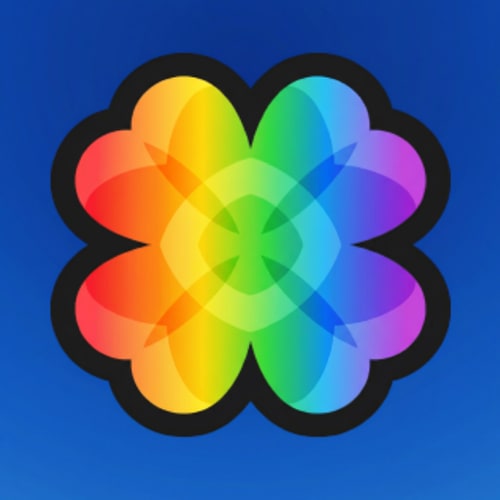 AI Design for change this clover to rainbow do not change the art style or make the rainbow an eyesore