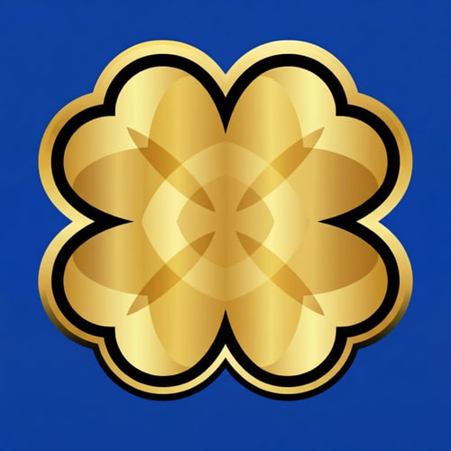 AI Design for change this clover to gold DO NOT CHANGE ANYTHING ELSE