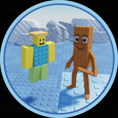 AI Design for change these two penguins to these two characters