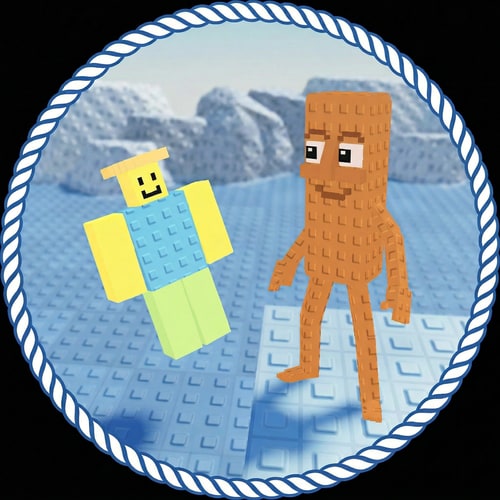 AI Design for make the brown character face the character thats falling DO NOT CHANGE ANYTHING ELSE