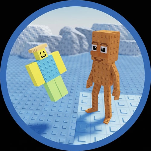 AI Design for change these two penguins to these two characters ensure the characters are positioned the same exact way as the penguins are