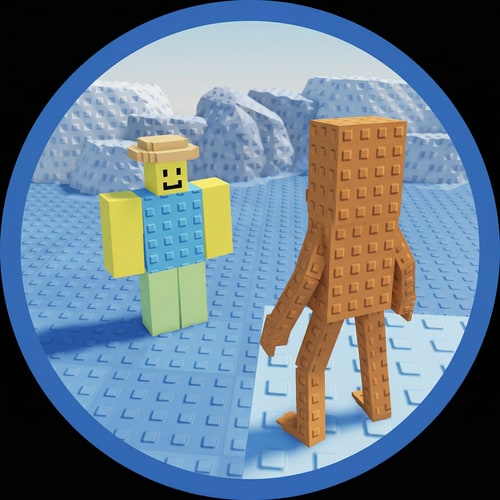 AI Design for change these two penguins to these two characters ensure the characters are positioned the same exact way as the penguins are