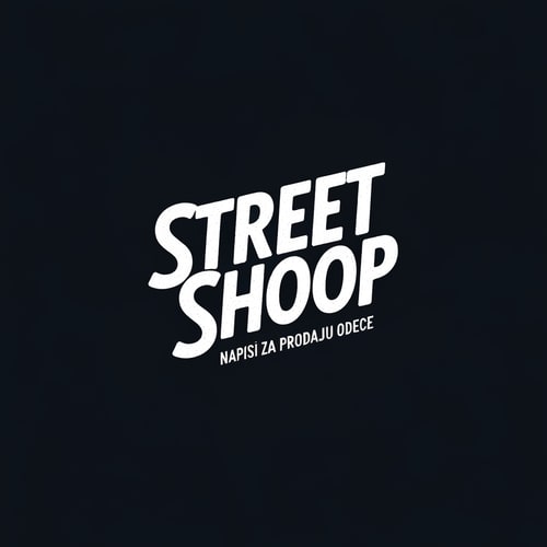 AI Design for Napisi mi Street Shoop logo za instagram sliku za prodaju odece