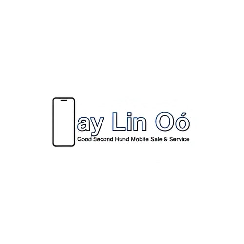 AI Design for “Create a clean, minimal logo for ‘Nay Lin Oo – Good Second Hand Mobile Sale & Service’. Use a simple smartphone outline, smooth lines, and modern typography. White background, flat design, professional and trustworthy look.”