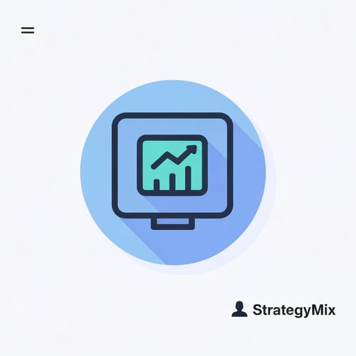 AI Design for strategymix icon for the website. StrategyMix is an AI-powered idea evaluation tool that helps you evaluate your business ideas and make informed decisions. It uses advanced AI algorithms to analyze your business ideas and provide you with a detailed report on the potential of your business.