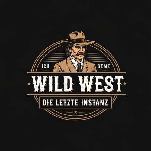 AI Design for Ich brauche ein Wild West Logo mit den Namen : Die Letzte Instanz