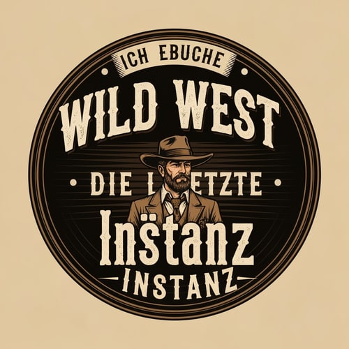 AI Design for Ich brauche ein Wild West Logo mit den Namen : Die Letzte Instanz