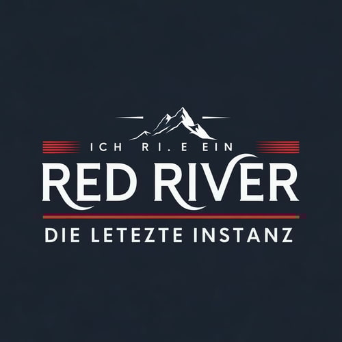 AI Design for Ich brauche ein RED RIVER logo mit den Namne Die Letzte Instanz