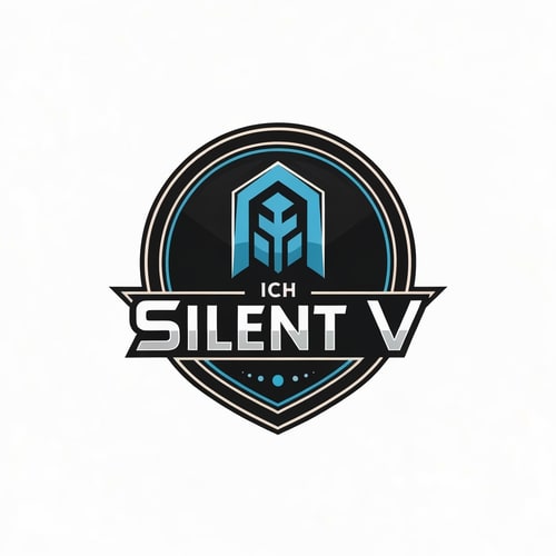 AI Design for Ich brauche ein Server Logo mit den Namen SilentV