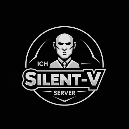 AI Design for Ich brauche ein Server Logo mit den Namen SilentV