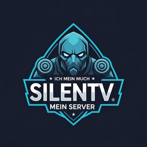 AI Design for Ich brauche ein Logo für Mein FiveM Server mit den Namen SilentV