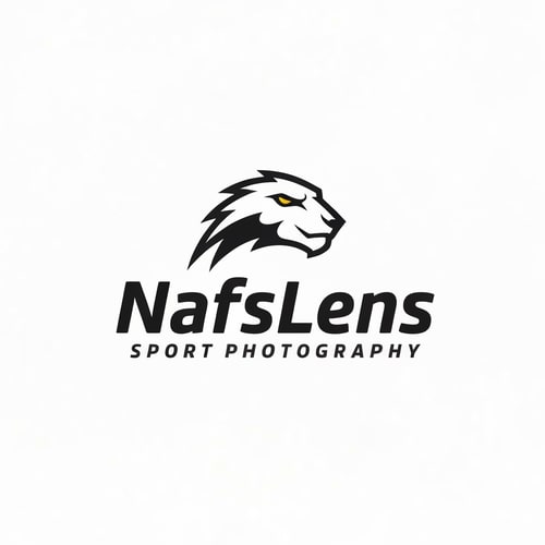 AI Design for logo "NafsLens" Sport Photography