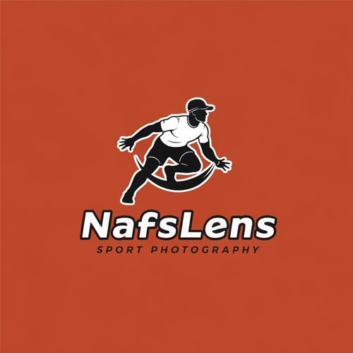 AI Design for logo "NafsLens" Sport Photography