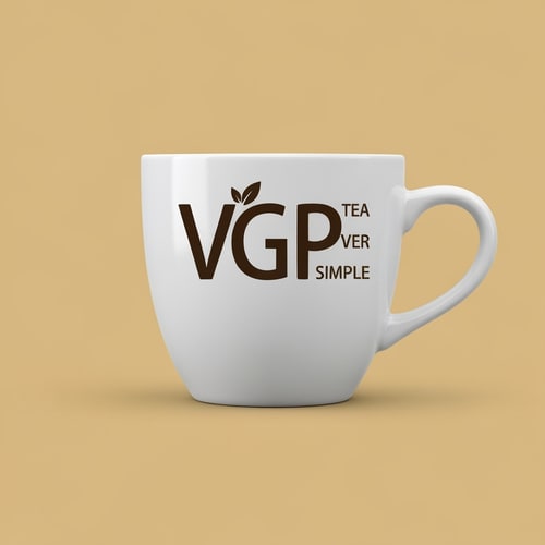 AI Design for VGP TEA LOVER LOGO CUP SIMPLE
