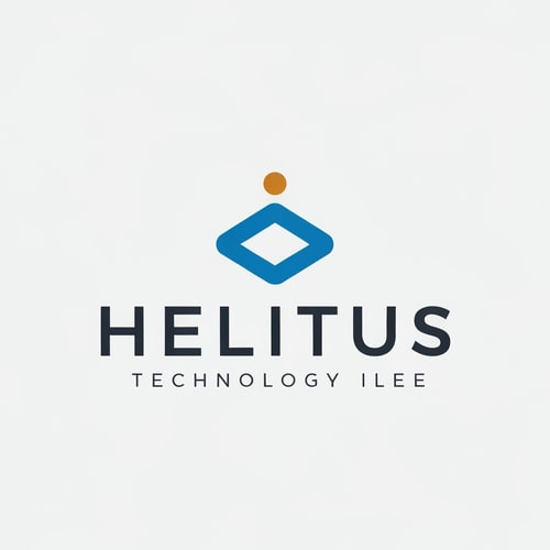 AI Design for Please create the LOGO for "HELITUS" like Simple and Technology and Mordern style