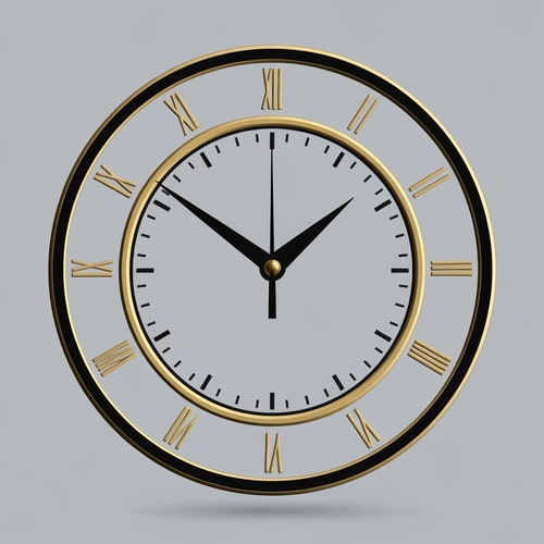 AI Design for make picture of the world as a clock