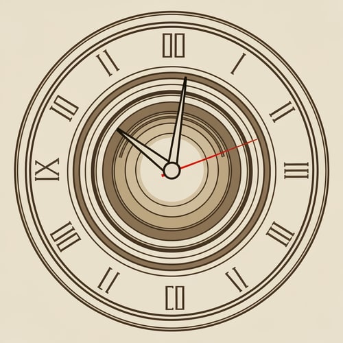 AI Design for make picture of the world as a clock