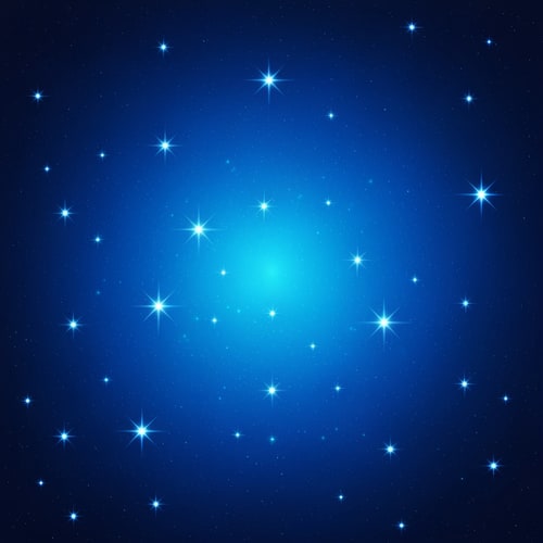 AI Design for blue night stars background stars background