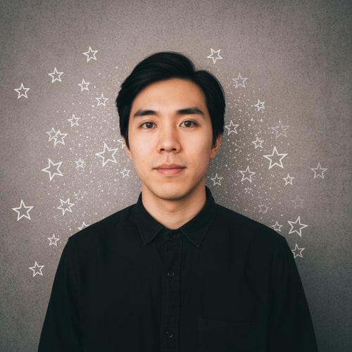 AI Design for stars background