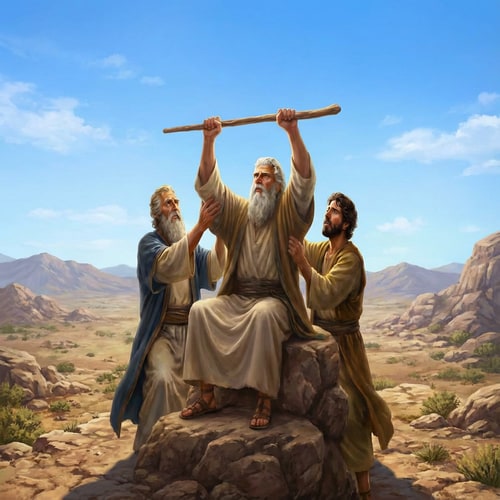 AI Design for Replace the background with: Replace the background with a wilderness and blue sky