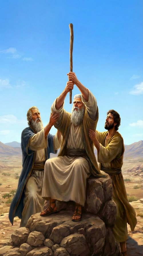 AI Design for Make him sit on more natural smaller stone, keep all the rest exactly the same