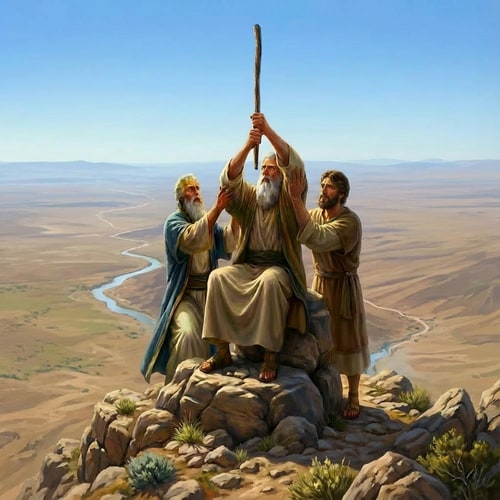 AI Design for make the valley level without other mountains people on a mountain top and a valley below