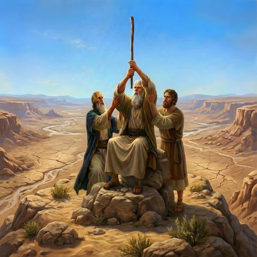 AI Design for make the people on a mountain with a valley below without water. no changes to the picture