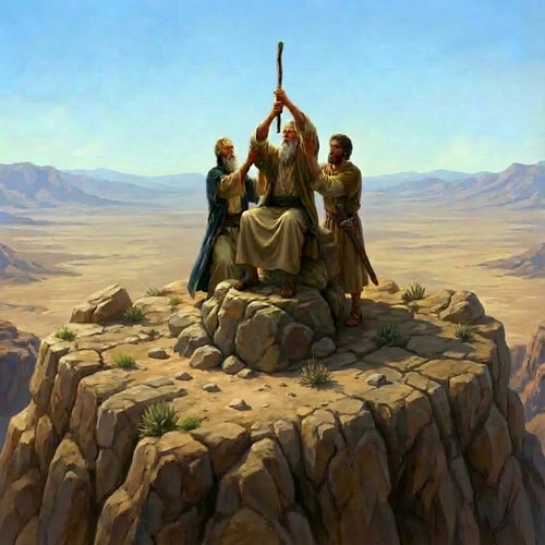 AI Design for make the mountain top wider with sand and stones around. no other changes to the picture