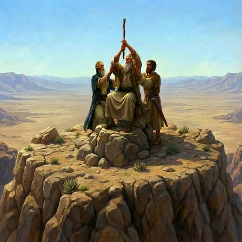 AI Design for make the mountain top wider with sand and stones around. no other changes to the picture