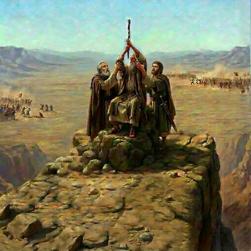 AI Design for make the people down in the valley on the left side smaller and further away. no other changes