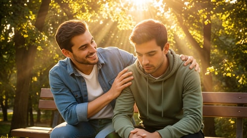 AI Design for add sunlight at the back through the trees