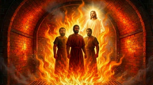 AI Design for add the Son of God at the background