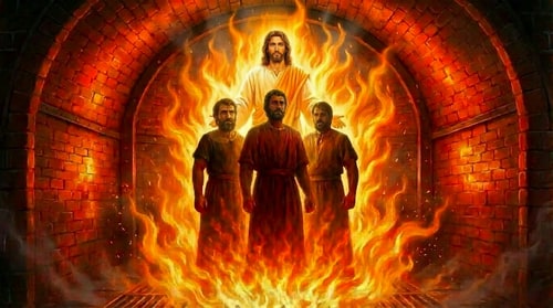 AI Design for take off the halo around the head of son of God. make no other changes